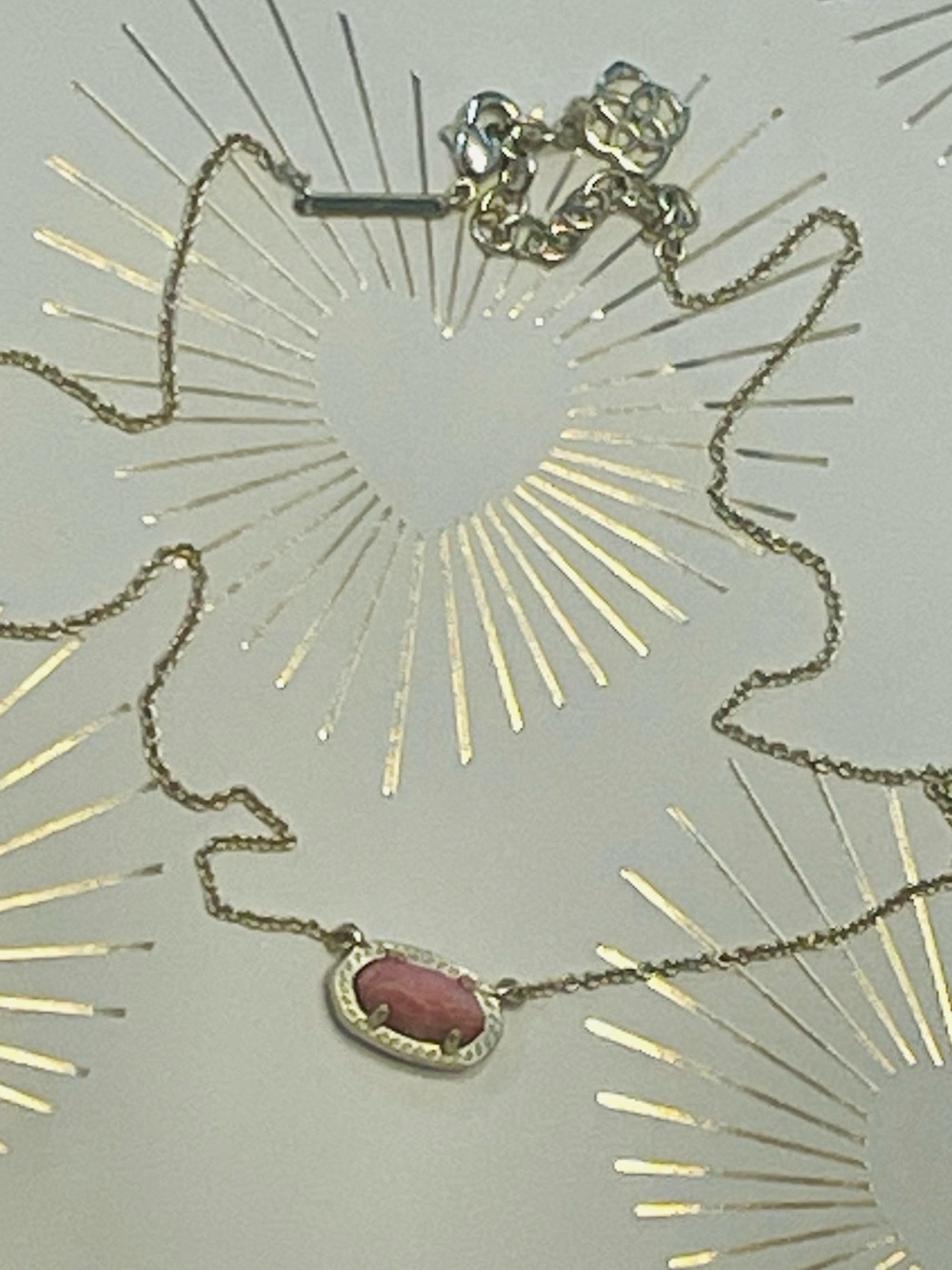 KENDRA SCOTT~Elisa Rose Quartz Necklace